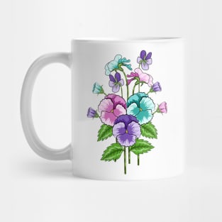 Pansies Mug